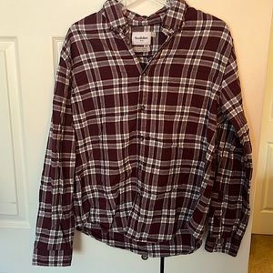 🧨Goodfellow & Co long sleeve flannel plaid shirt